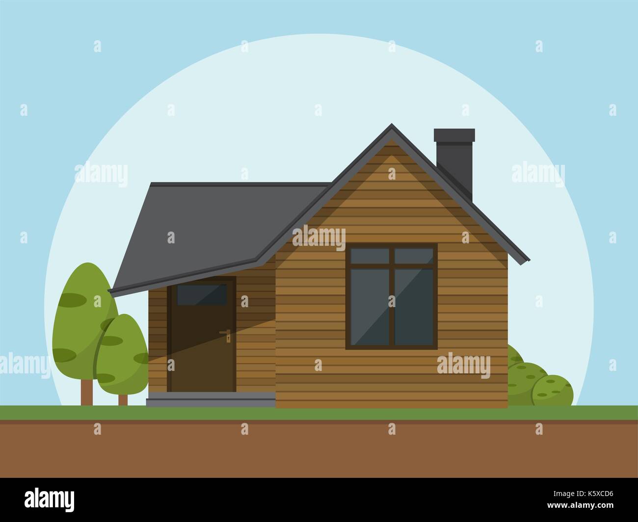 house icon. Vector illustration in flat style Stock Vector Image & Art ...