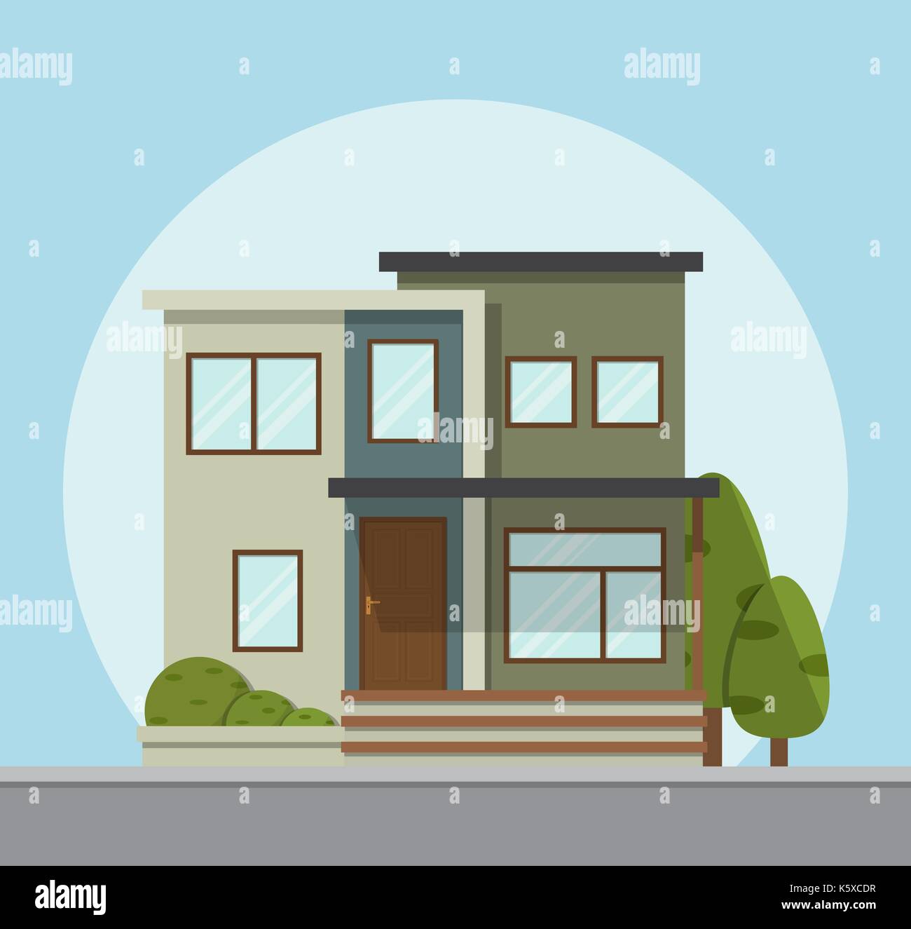 house icon. Vector illustration in flat style Stock Vector Image & Art ...