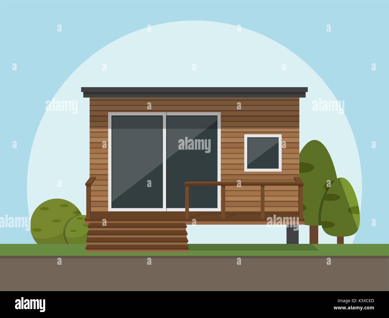 house icon. Vector illustration in flat style Stock Vector Image & Art ...