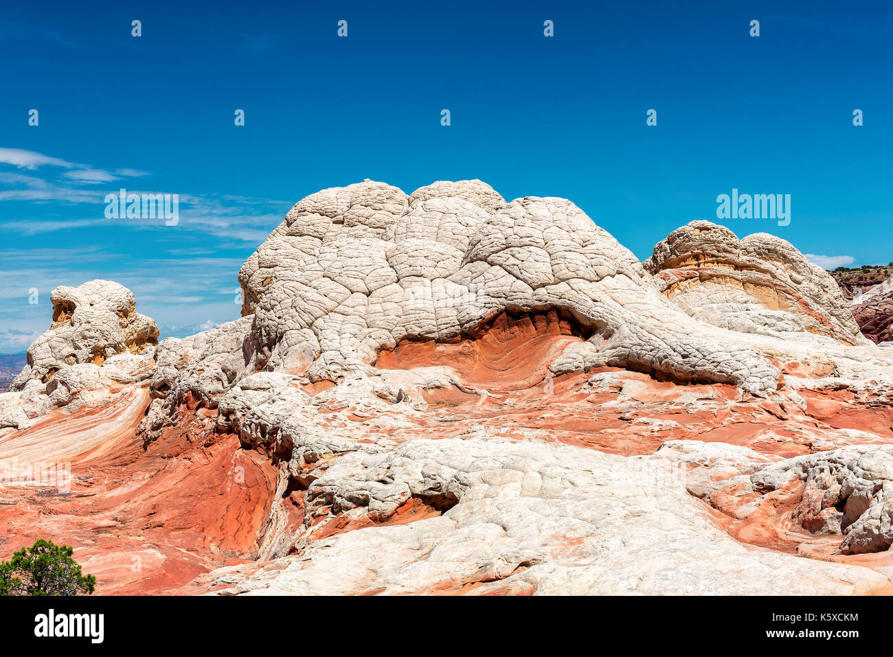 White Pocket area of Vermilion Cliffs National Monument, Arizona. Stock Photo