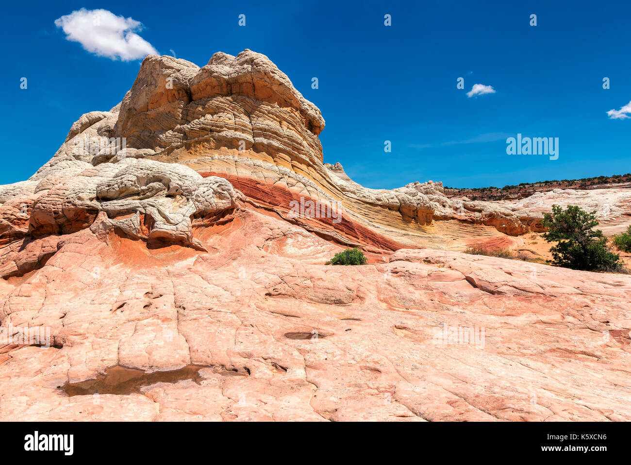 White Pocket area of Vermilion Cliffs National Monument, Arizona. Stock Photo