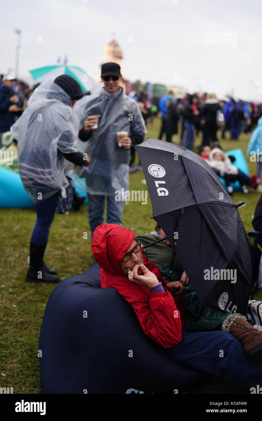 London, UK. 10th September, 2017. Festival goers at the 2017 OnBlackheath Festival. Photo date: Sunday, September 10, 2017. Photo credit should read: Roger Garfield/Alamy Live News Stock Photo