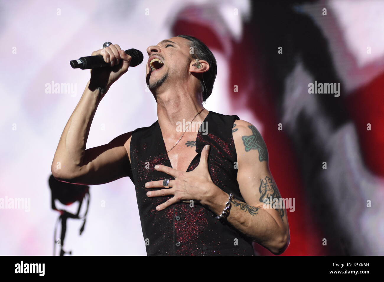 Gahan New York, New York, USA. 09th Sep, 2017. DAVE GAHAN and Depeche Mode ...