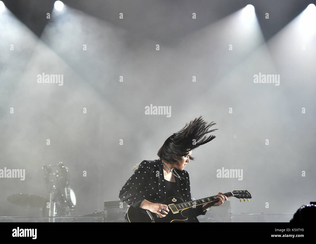 Hoppegarten, Germany. 10th Sep, 2017. The musician Romy Madley Croft of ...