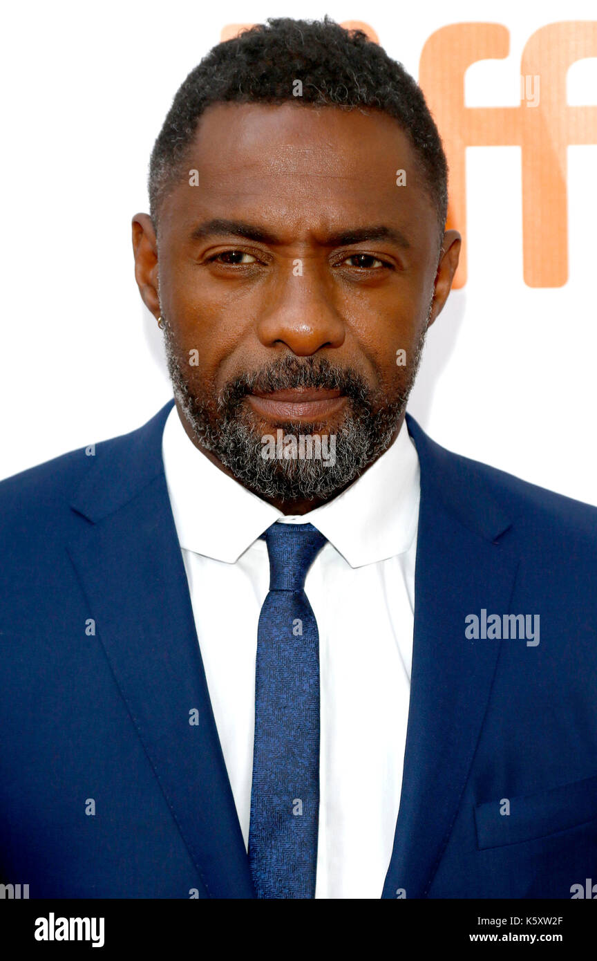 Idris Elba attending the 'The Mountain Between Us' premiere during the 42nd Toronto International Film Festival at Bell Roy Thomson Hall on September 10, 2017 in Toronto, Canada Stock Photo