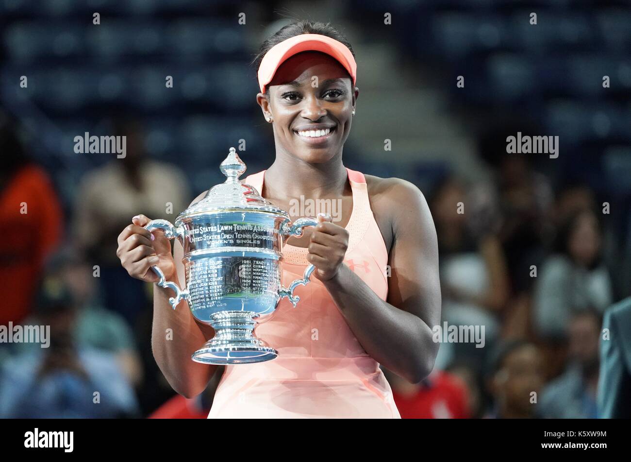 US Open 2017 on September 9, 2017 at Flushing Meadows in NY, USA.  In the picture: Sloane Stephens (USA) Stock Photo
