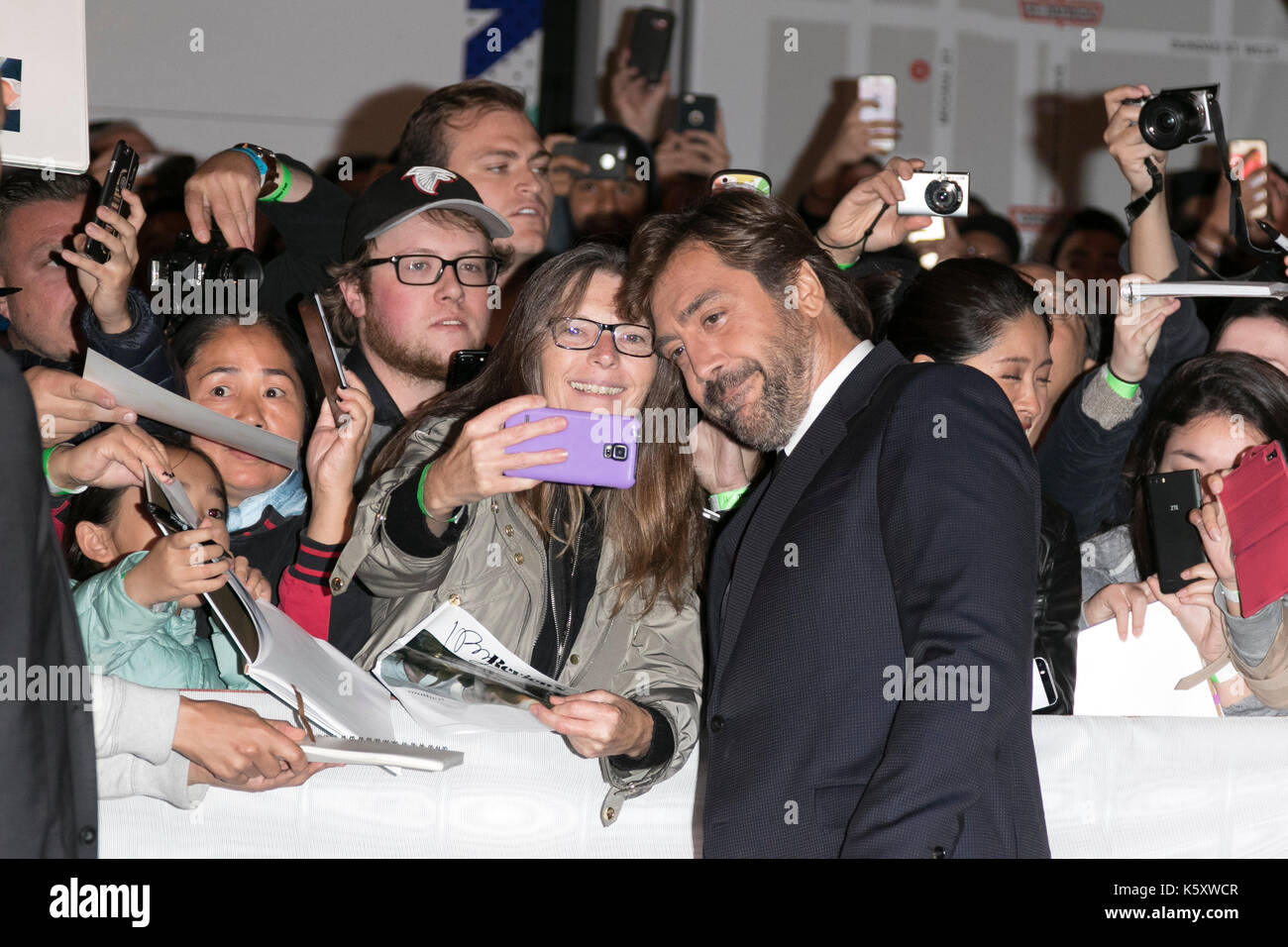 Toronto, Canada. 10th Sep, 2017. Javier Bardem attends the premiere of
