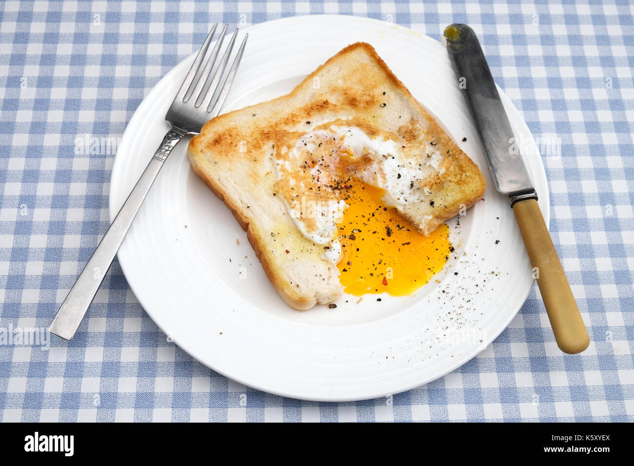 Egg surprise Stock Photo