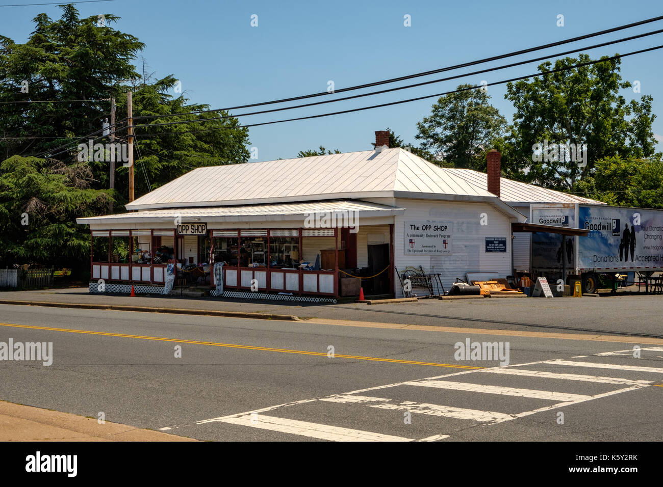 Opp Shop, 9450 Kings Highway, King Virginia Stock Photo Alamy