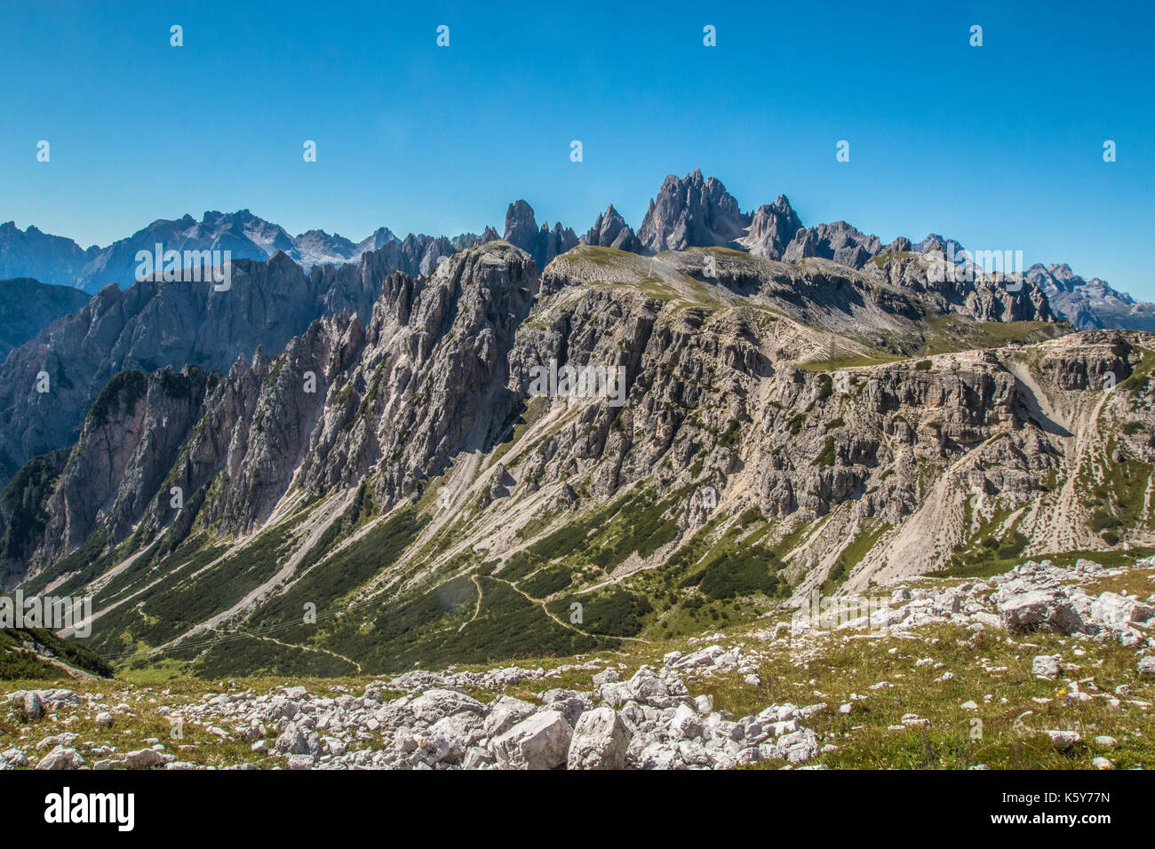 Dolomites the Italian Alps Stock Photo - Alamy