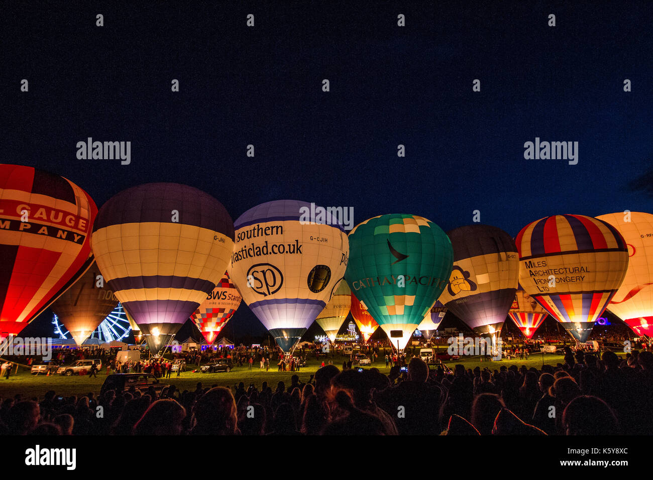 Bristol hot air balloon fiesta Stock Photo