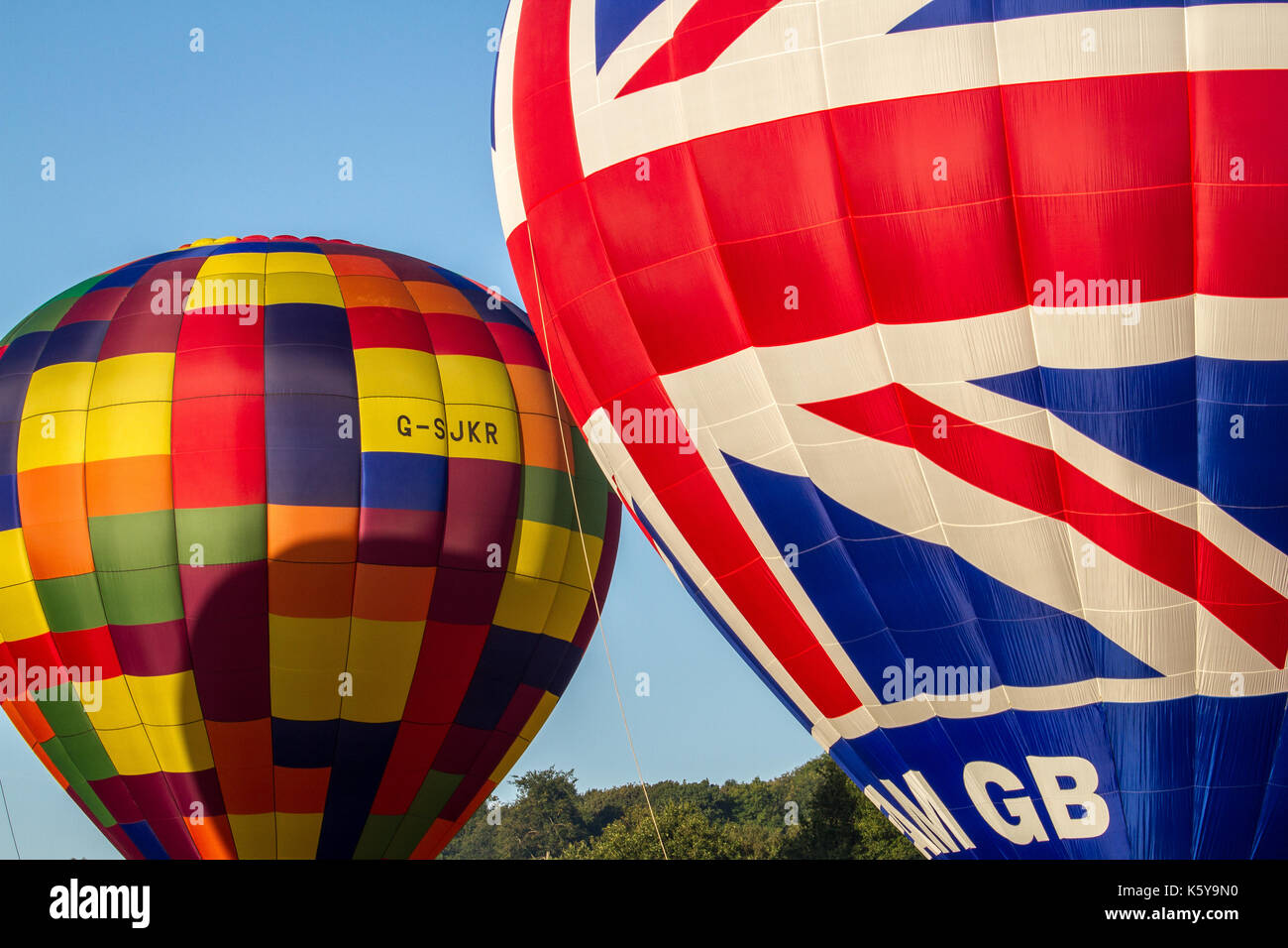 Bristol hot air balloon fiesta Stock Photo Alamy