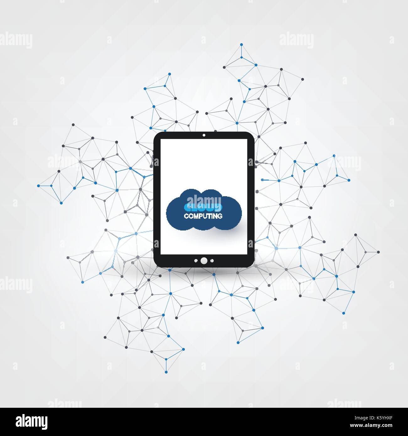Cloud Computing Design - Digital Network Connections, Technology ...