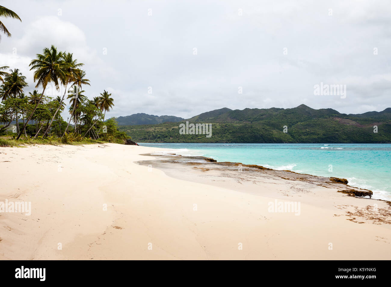 Playa Rincón in Samaná (Rincón beach) Stock Photo