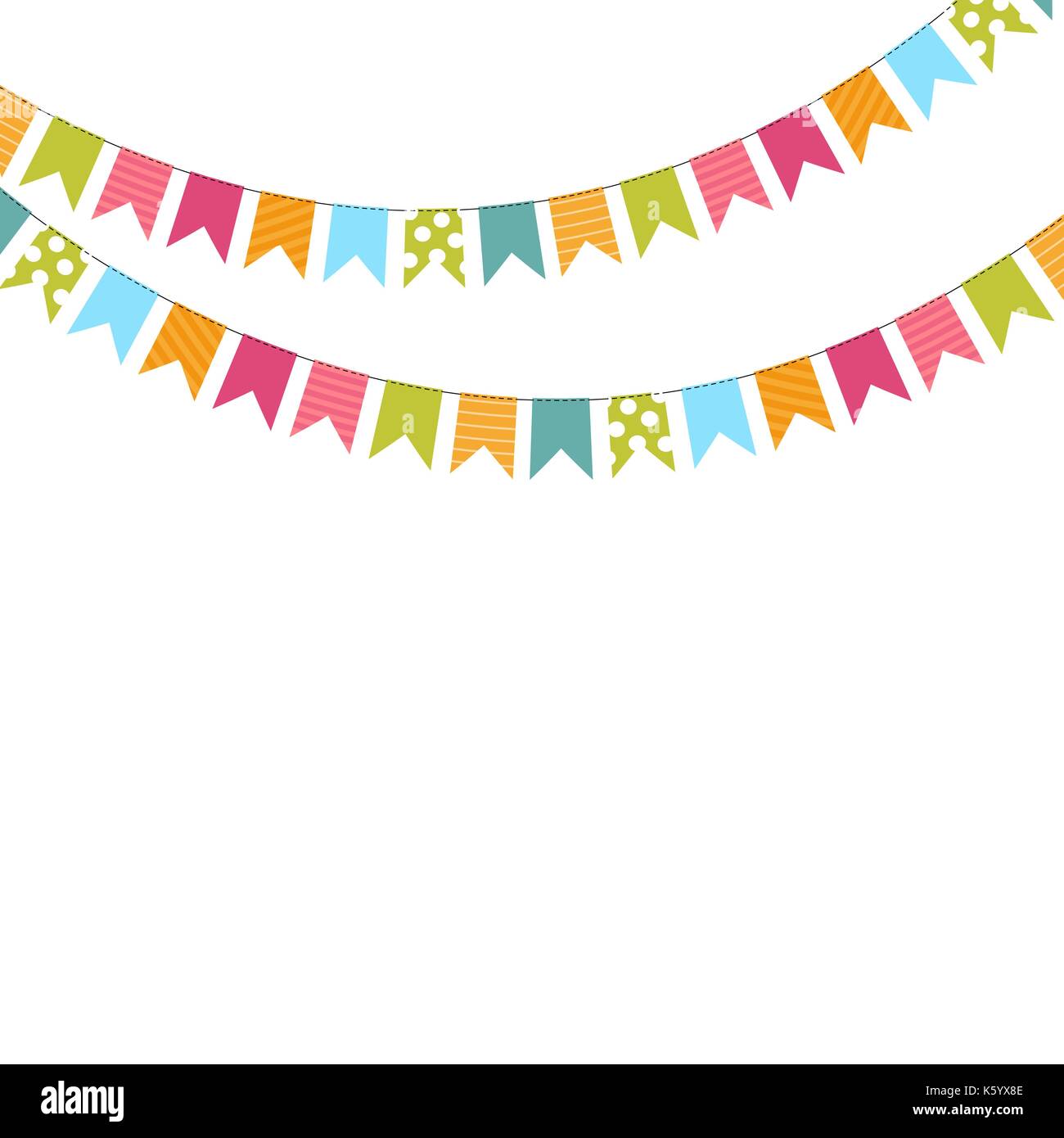 Party Background with Flags Vector Illustration Stock Vector Image ...