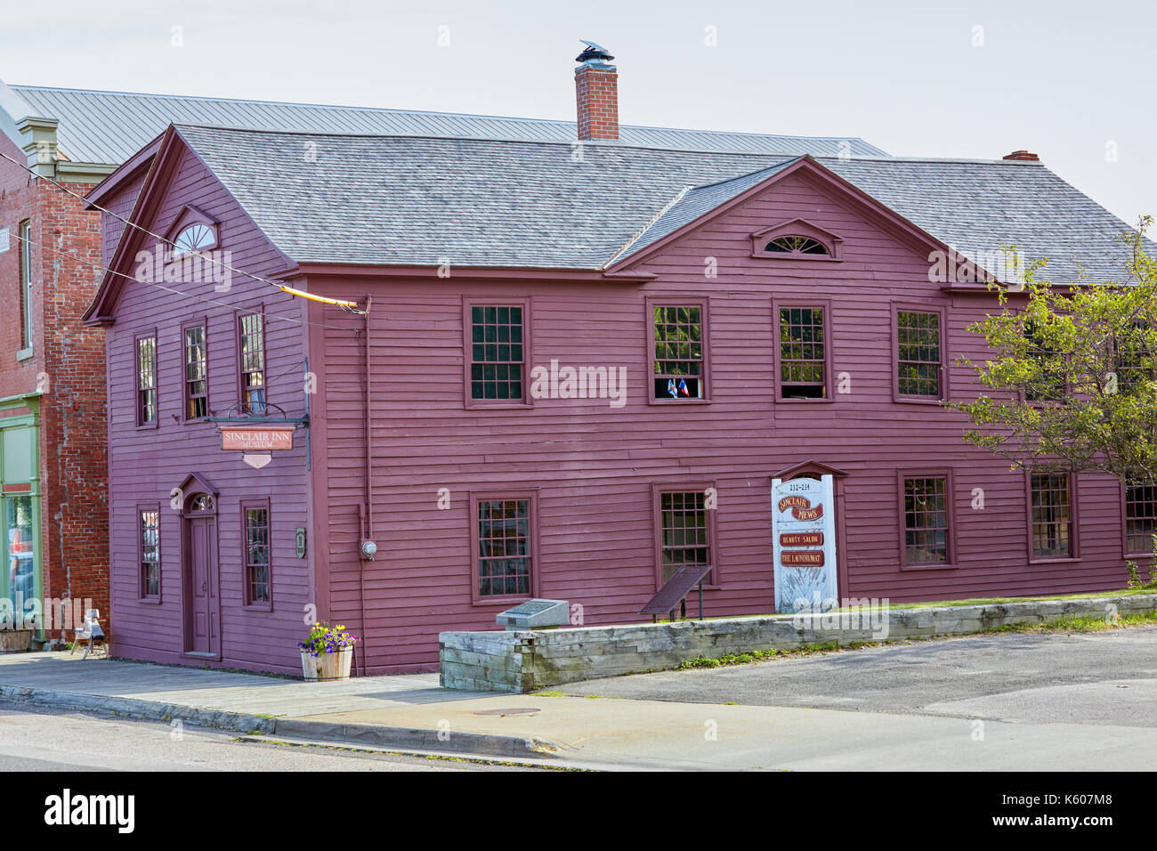 Sinclair Inn Museum, Annapolis Royal, Nova Scotia, Canada Stock Photo