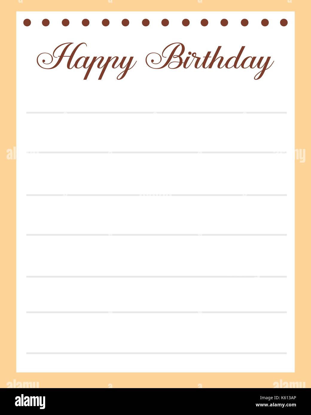 Greeting card birthday party theme Stock Vector Image & Art Alamy