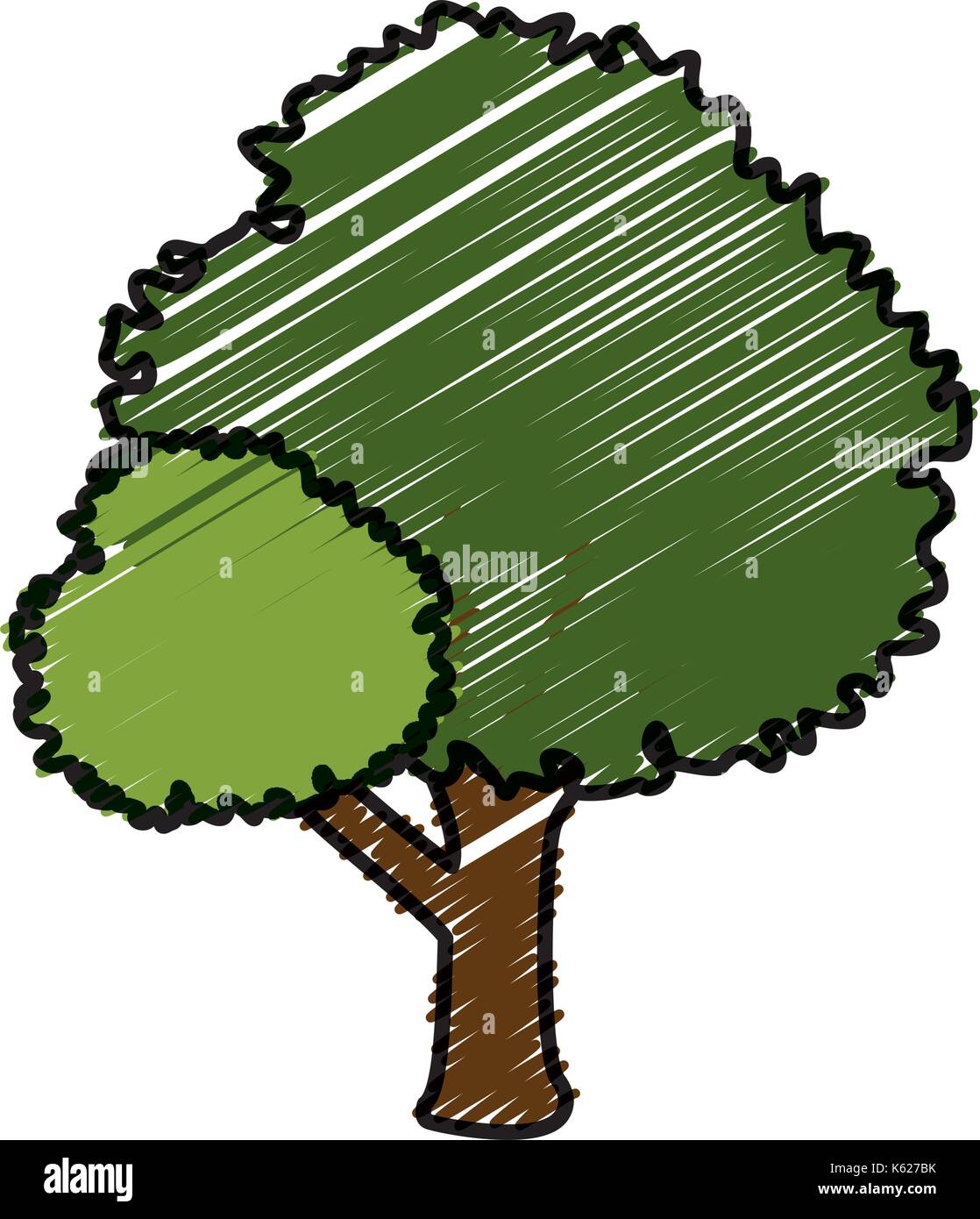 Tree nature isolated Stock Vector Image & Art - Alamy
