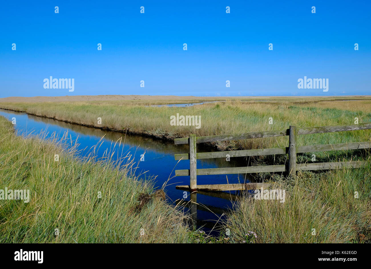 salthouse, salt marshes, north norfolk, england Stock Photo