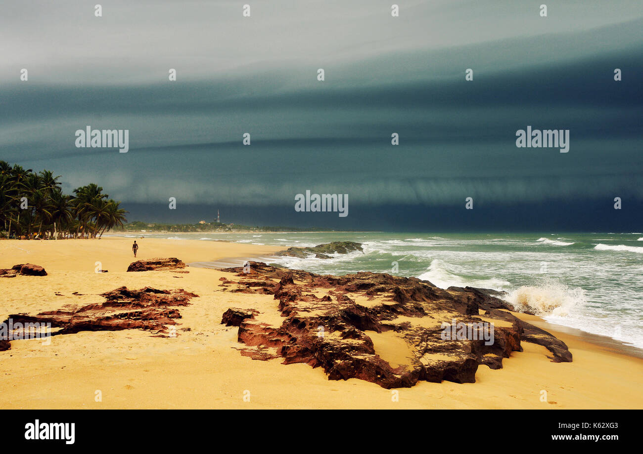 Beach near Cape Coast, Ghana Stock Photo Alamy