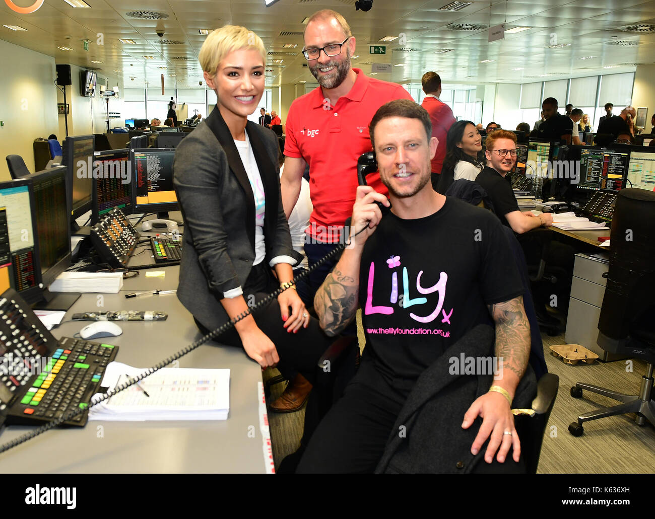 Frankie Bridge and Wayne Bridge during the 13th BGC Annual Charity Day