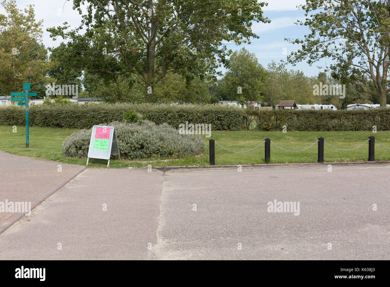 Seaview Holiday Park at West Mersea Island Stock Photo