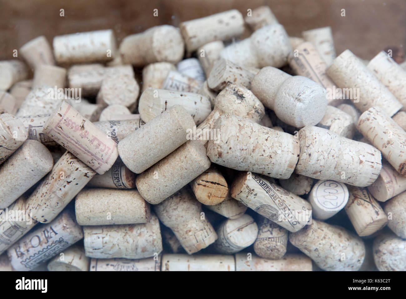 Wine bottle corks Stock Photo Alamy