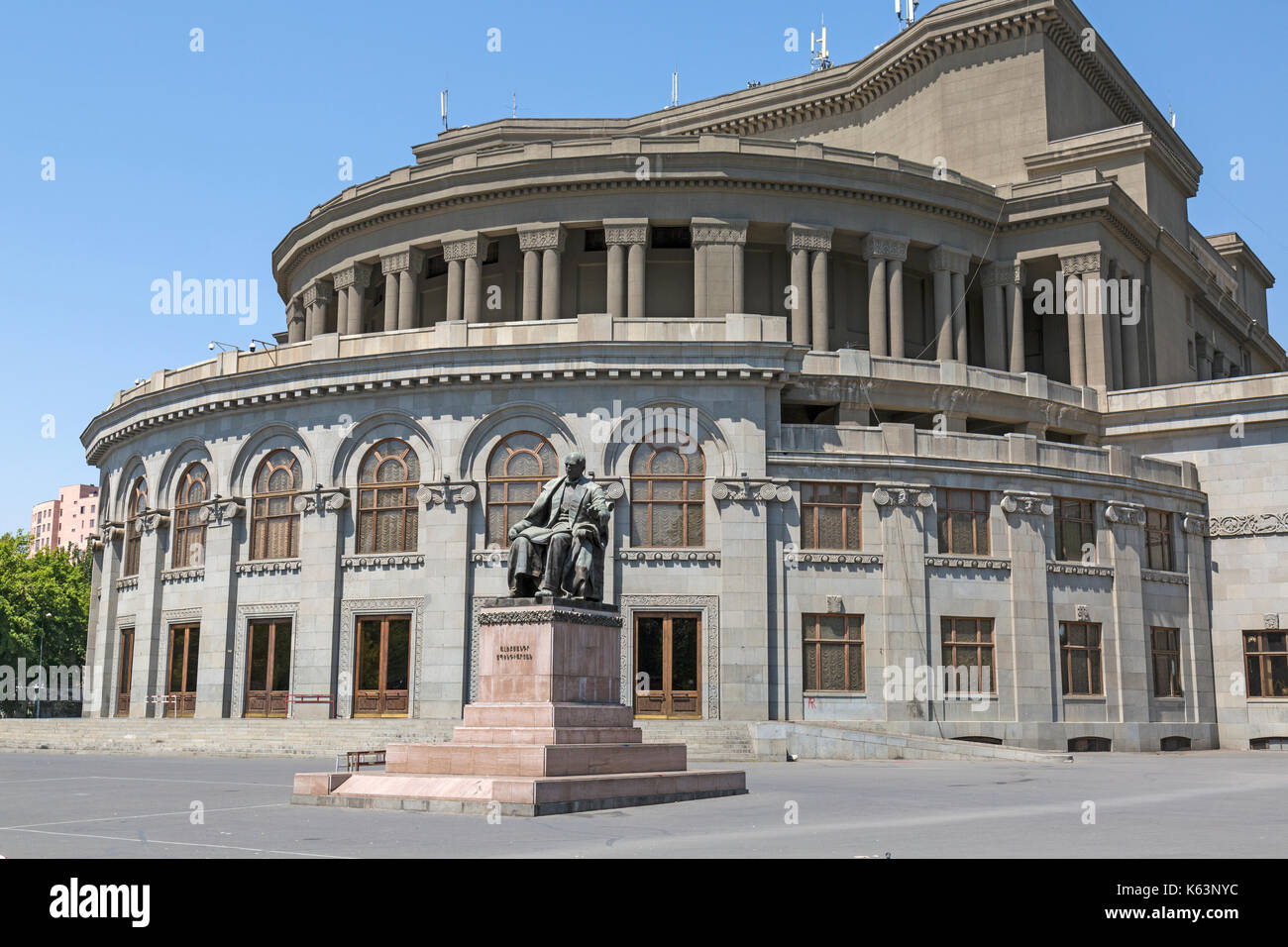 The Opera House in the centre of Yerevan, capital city of Armenia. Stock Photo