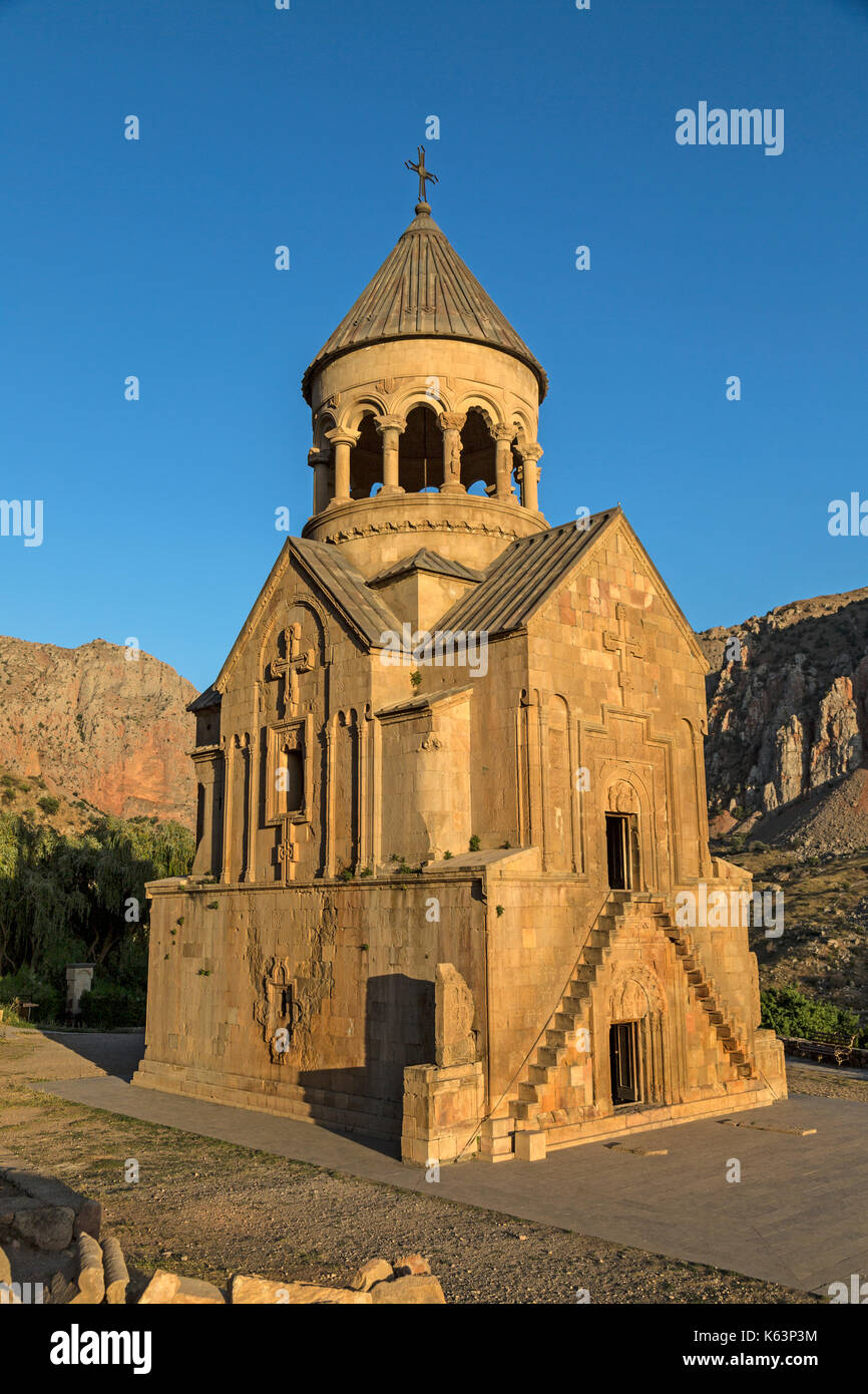 Noravank Monastery, from the 13th century, situated 122km from the capital city of Yerevan in Armenia. Stock Photo