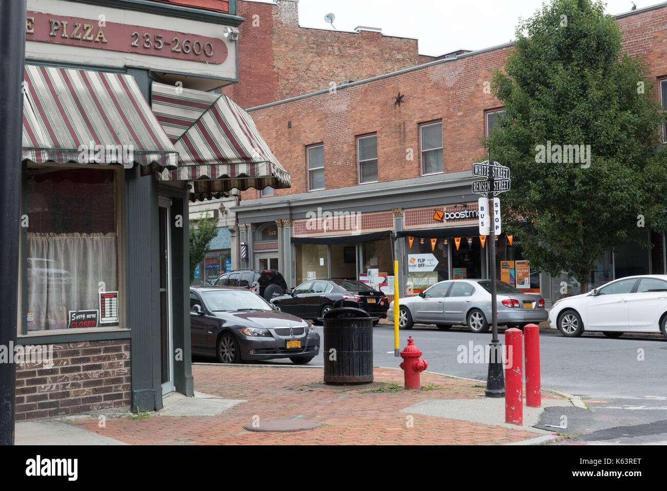Cohoes Town Centre, New York State, USA Stock Photo Alamy