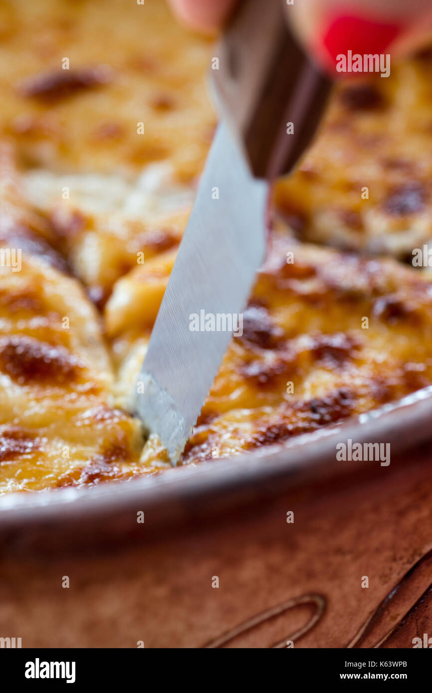 Pastitsio Traditional Greek Baked Pasta Casserole With Ground Beef
