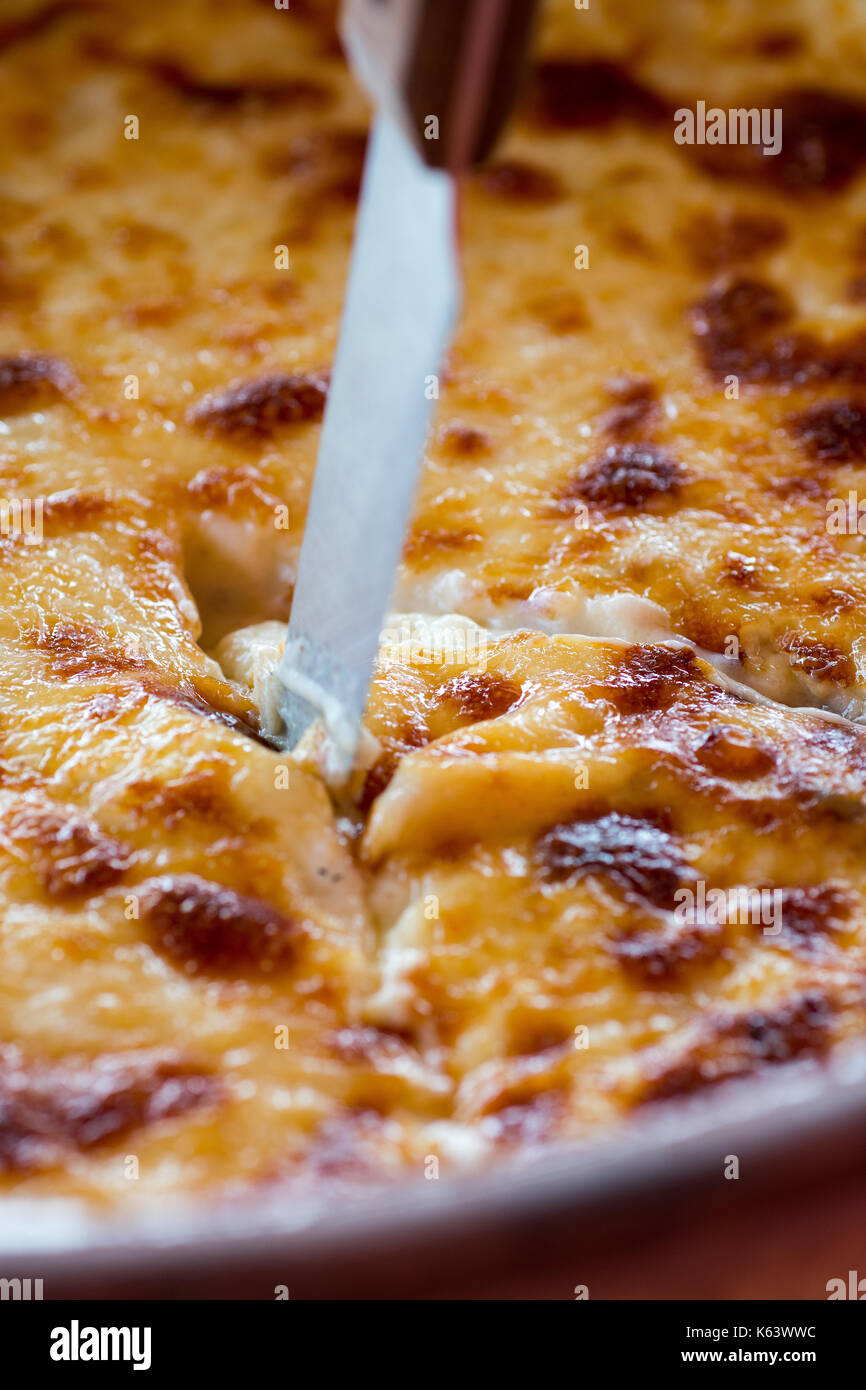 Pastitsio Traditional Greek Baked Pasta Casserole With Ground Beef