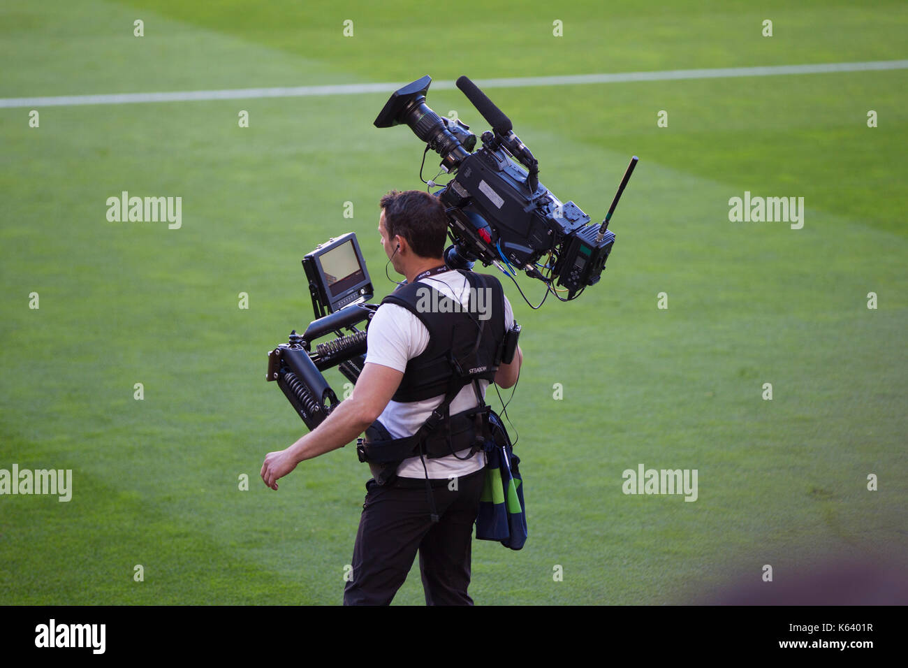 Television cameraman 6/5/17 Barcelona v Villarreal football league