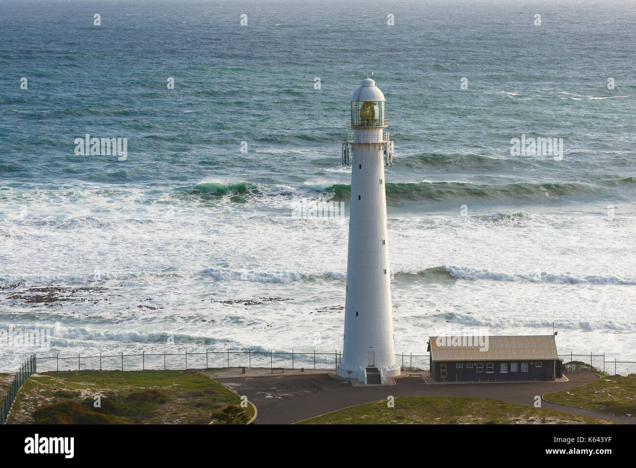 Slangkop Lighthouse, Kommetjie, Cape Peninsula, South Africa Stock Photo