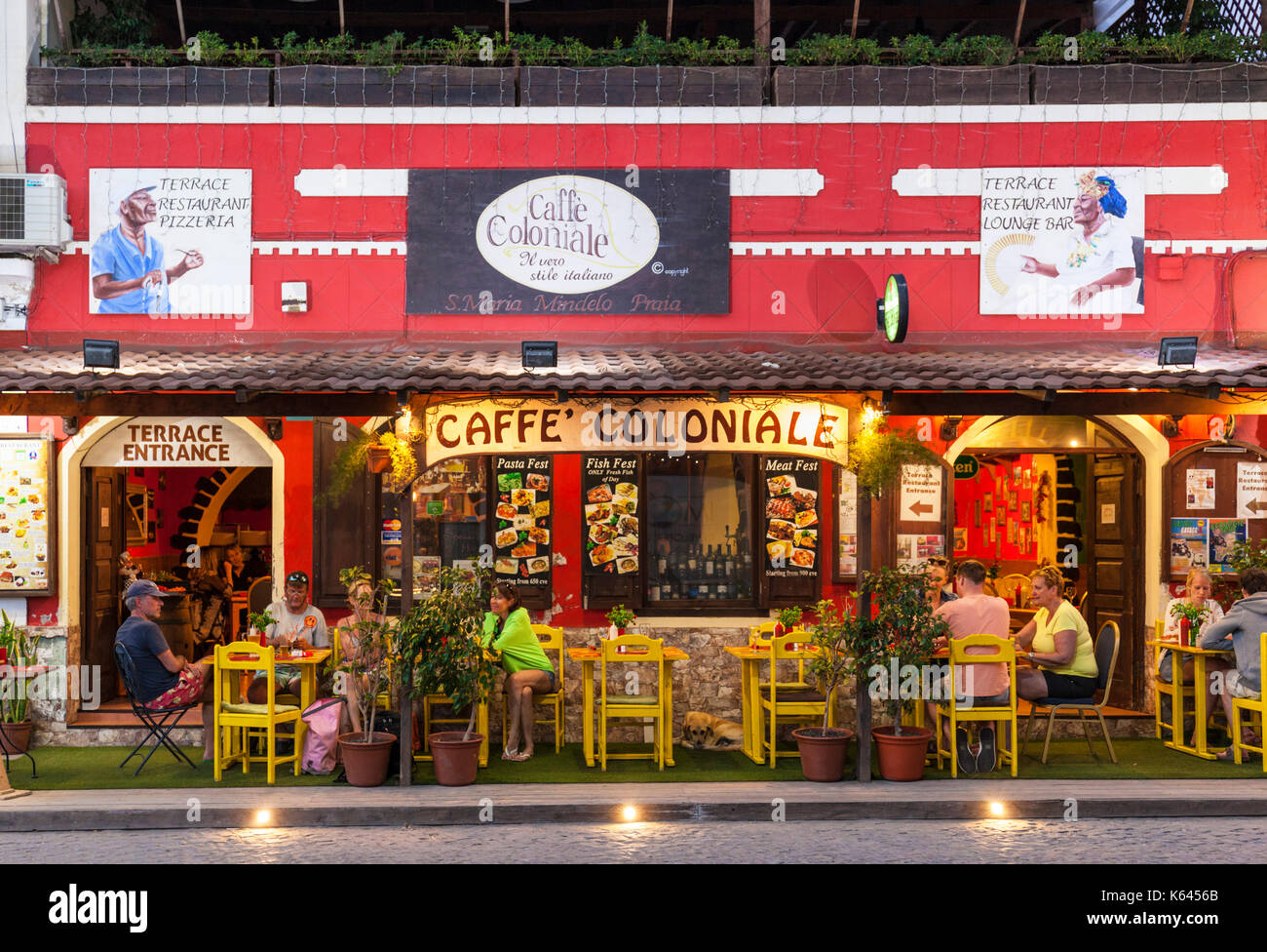 Cape verde sal restaurant hi-res stock photography and images - Alamy