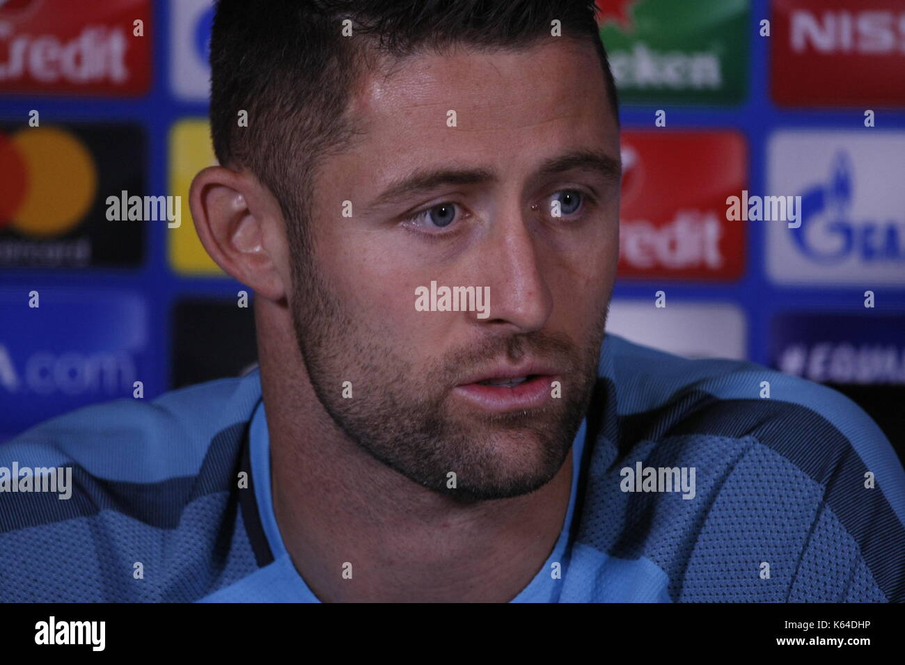 Cobham, UK. 11th Sep, 2017. Gary Cahill, Captain, Chelsea Football Club