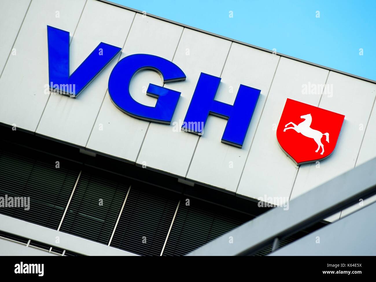 Hannover, Germany. 27th Aug, 2017. Logo of insurance company VGH in
