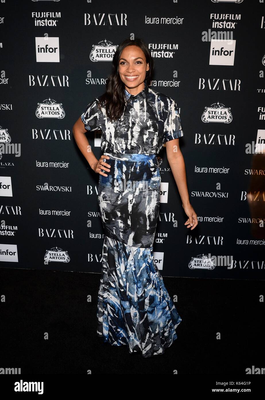 New York, NY, USA. 8th Sep, 2017. Rosario Dawson at arrivals for Harper