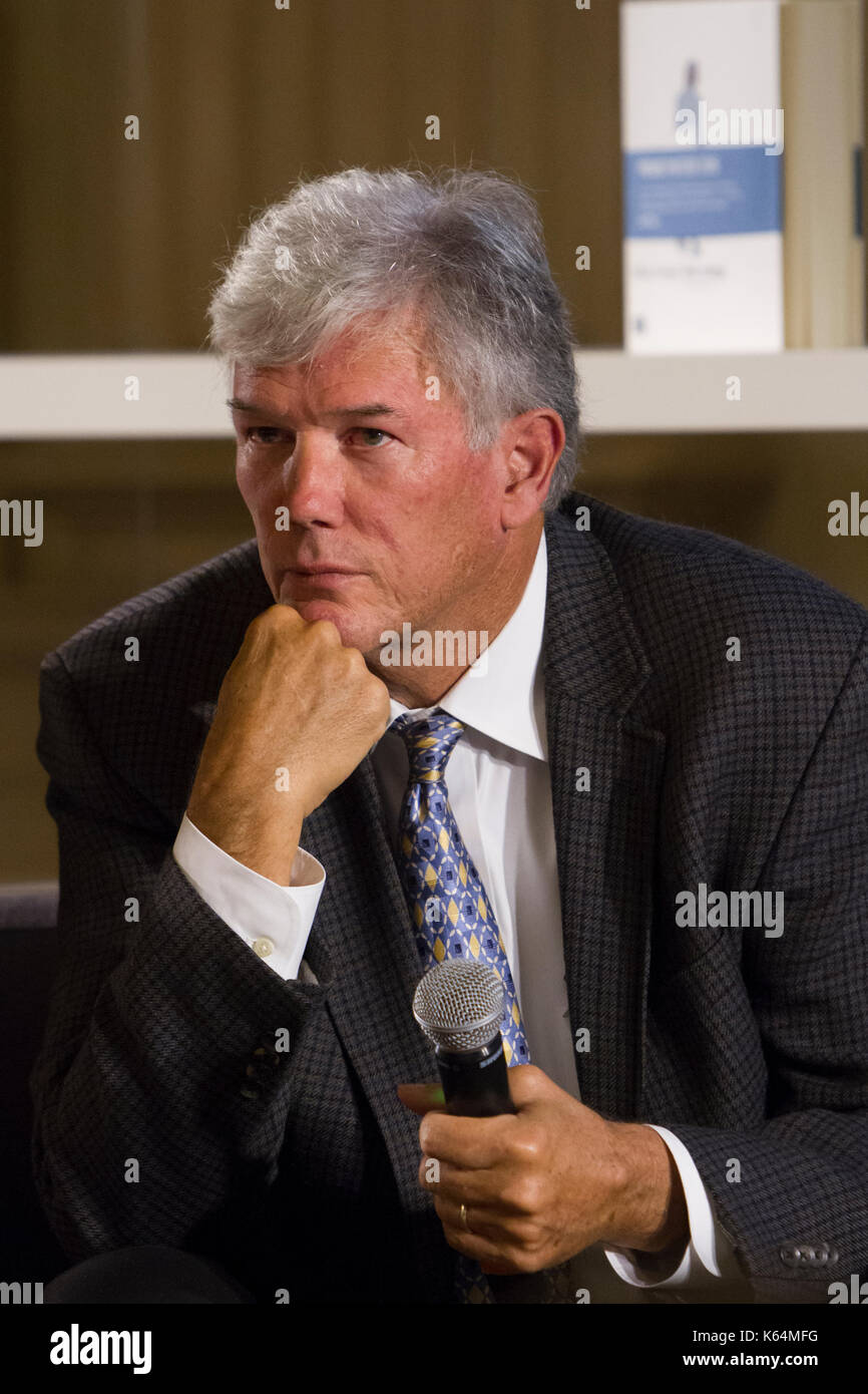 Torino, Italy. 11th Sep, 2017. American writer William Finnegan during