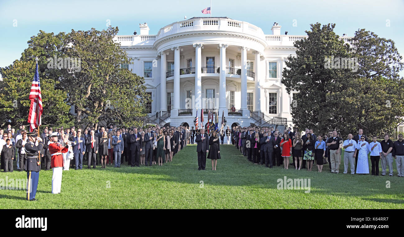 United States President Donald J. Trump and first lady Melania Trump ...