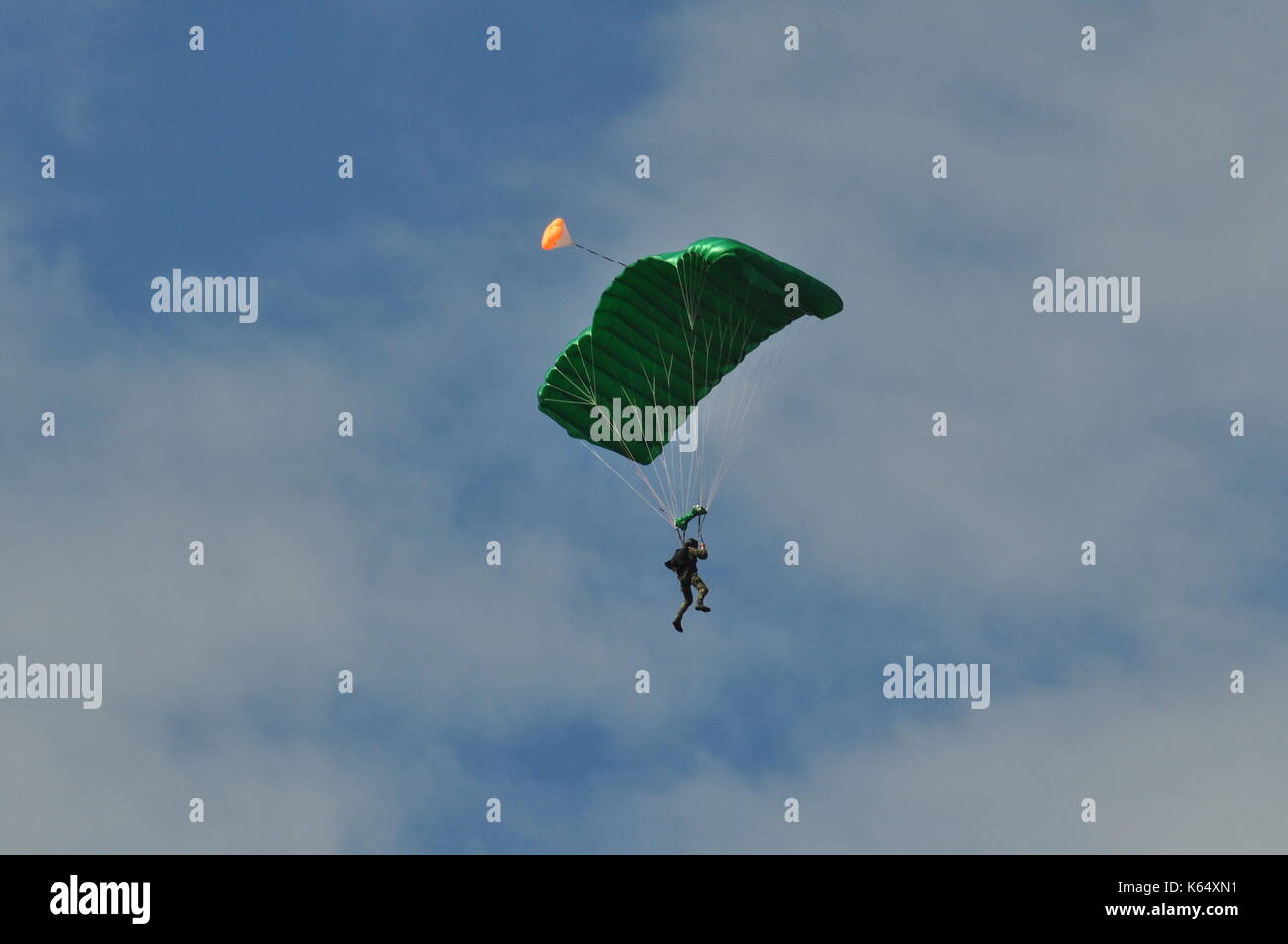 Parachutists with parachutes,jump,parachute Stock Photo Alamy