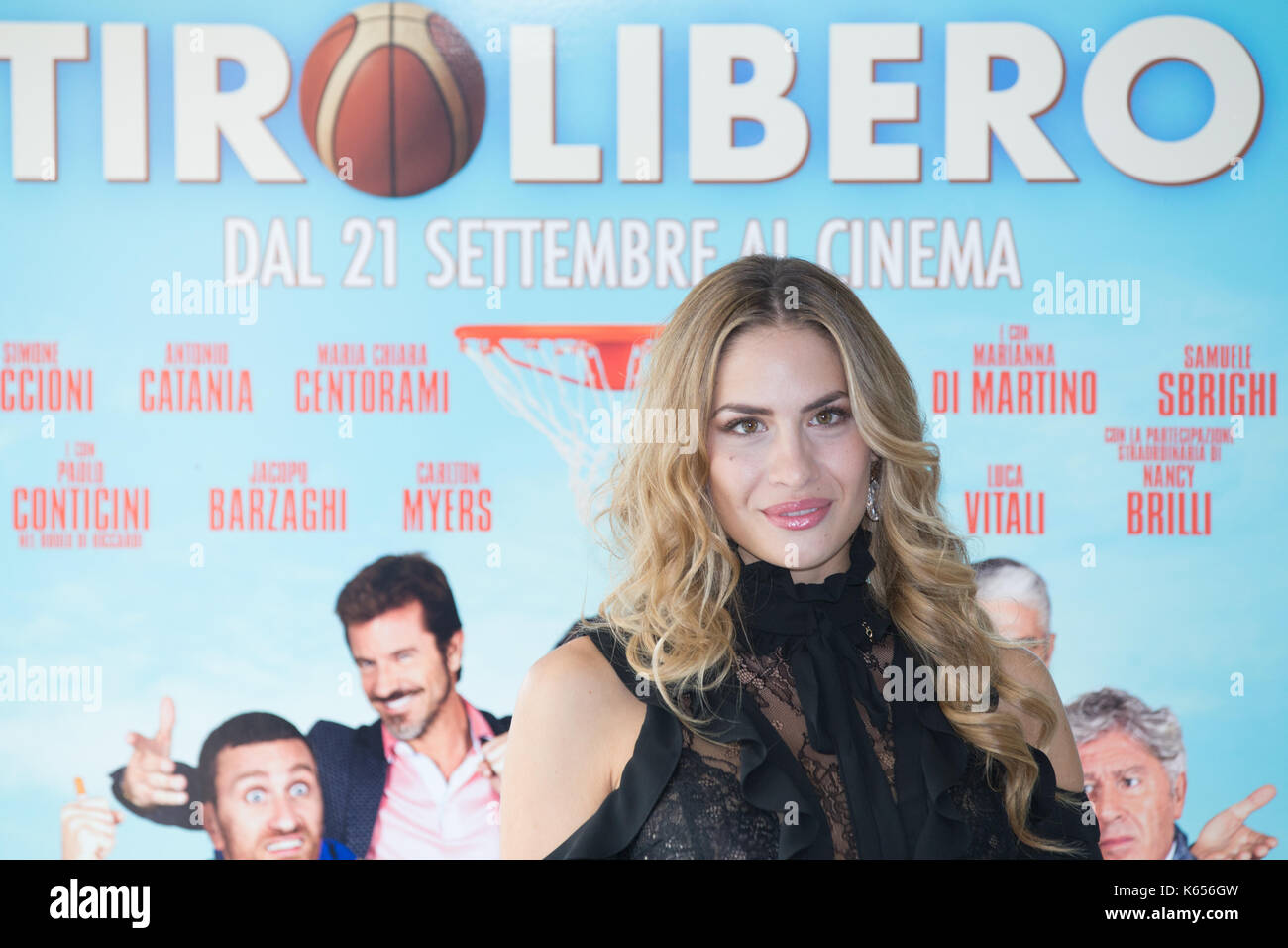 Rome, Italy. 11th Sep, 2017. Italian actress and model Maria Chiara Centorami Credit: Matteo Nardone/Pacific Press/Alamy Live News Stock Photo