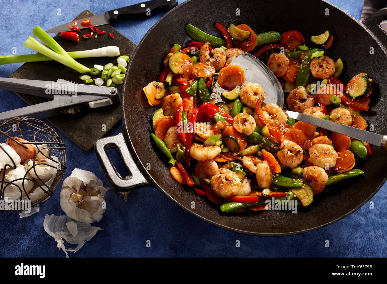 Prawn stir fry hires stock photography and images Alamy