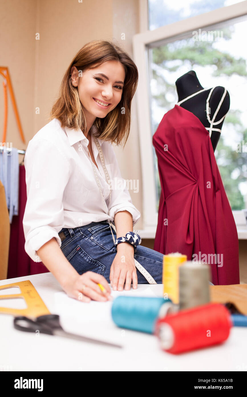 Fashion designer studio Stock Photo - Alamy
