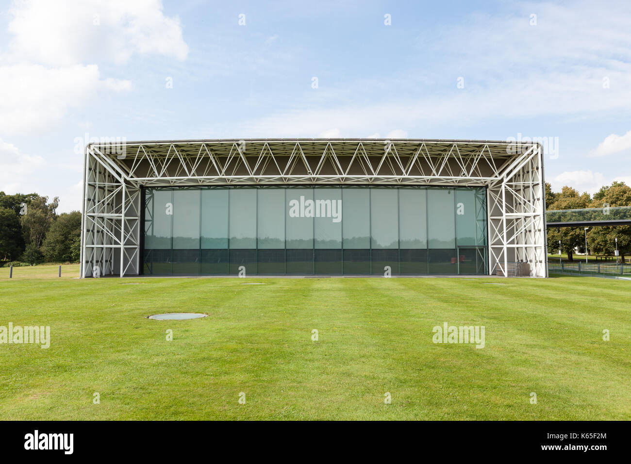 Exterior of The Sainsbury Centre for Visual Arts, designed by Norman
