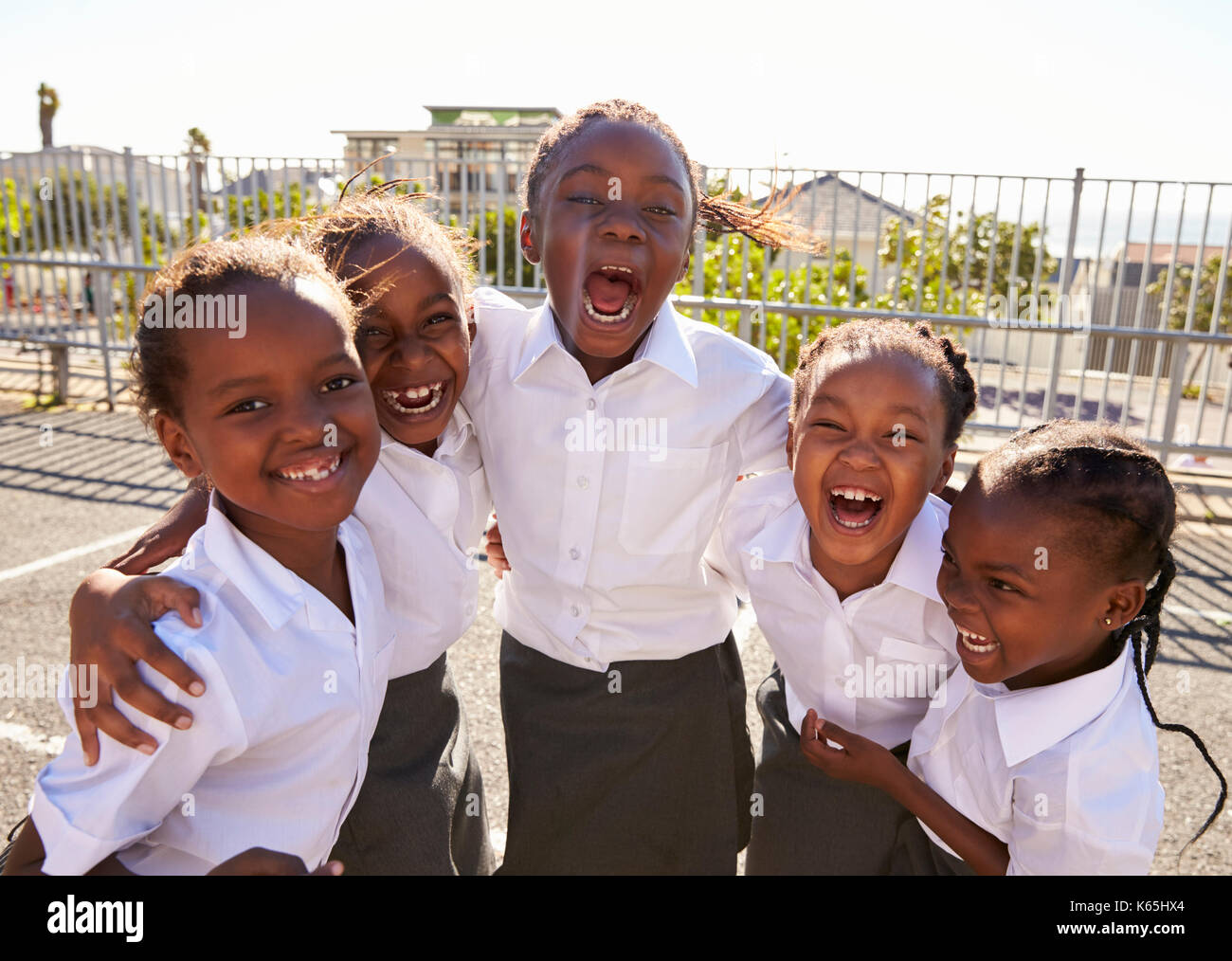 South african children smiling hi-res stock photography and images - Alamy