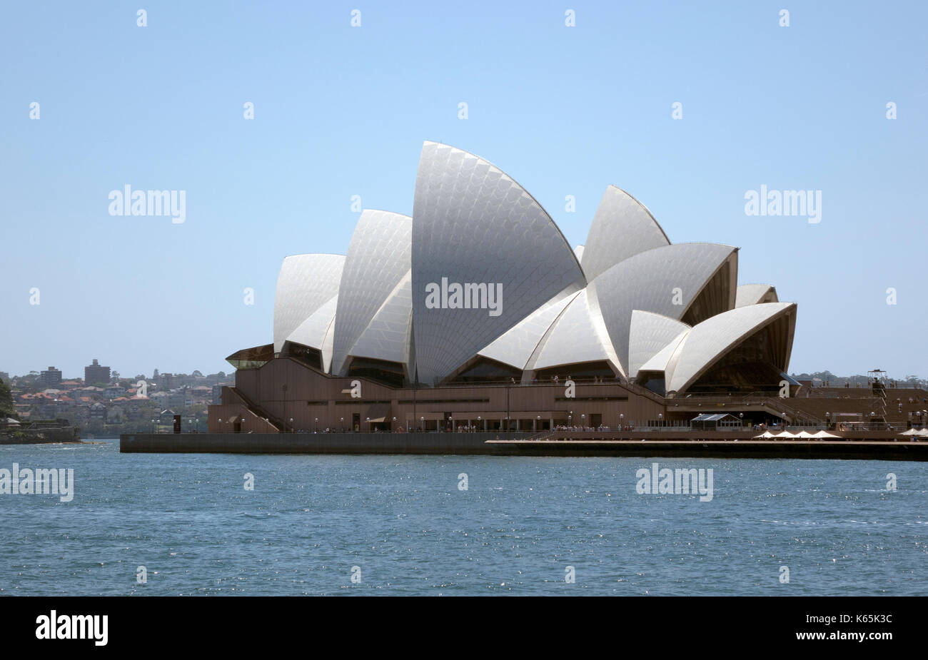 The Iconic Sydney Opera House In Sydney Harbour At Circular Quay Australia A Famousfamous, Australian Landmark Stock Photo