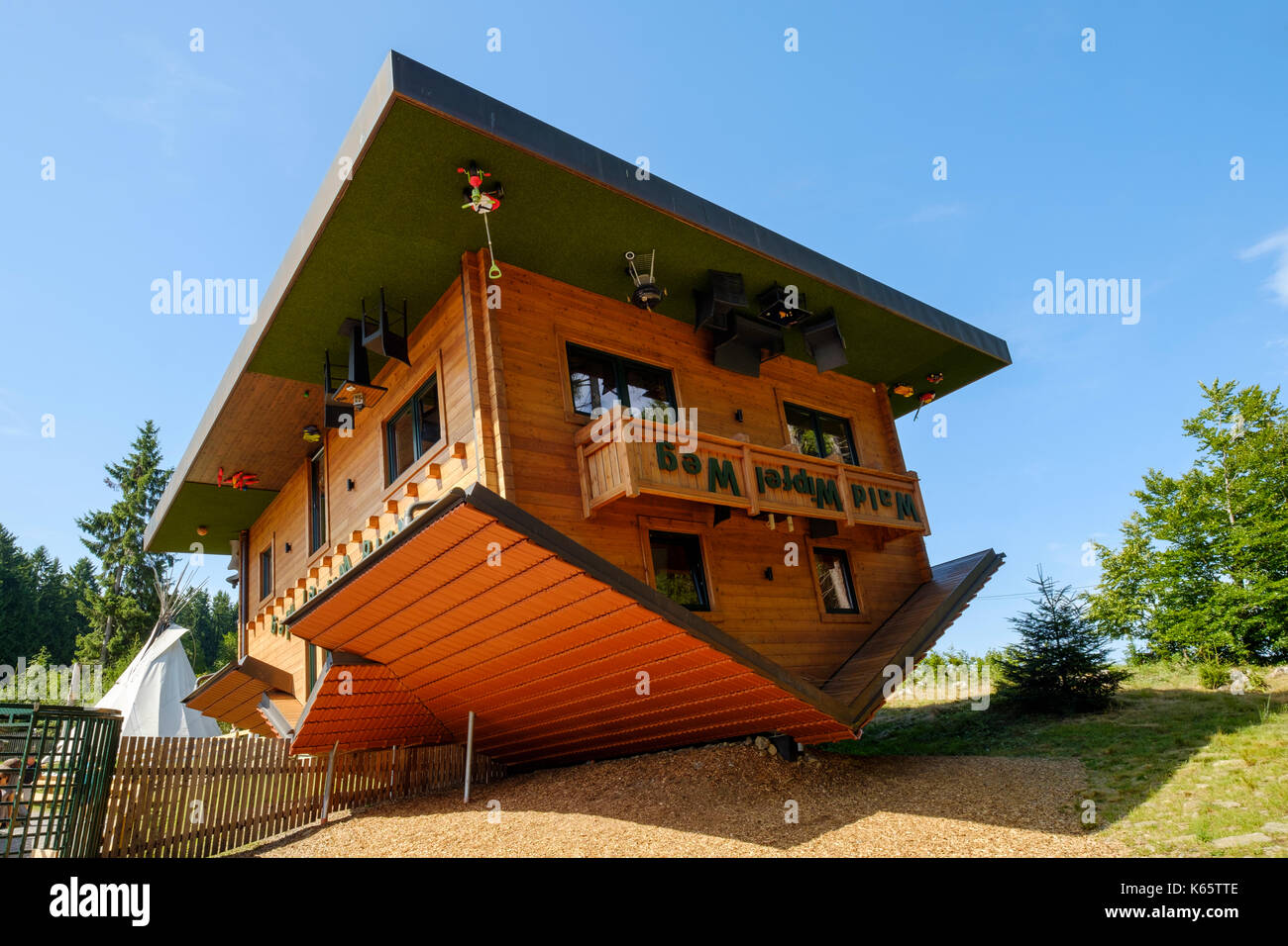 Upside Down House Germany Stock Photos Upside Down House Germany