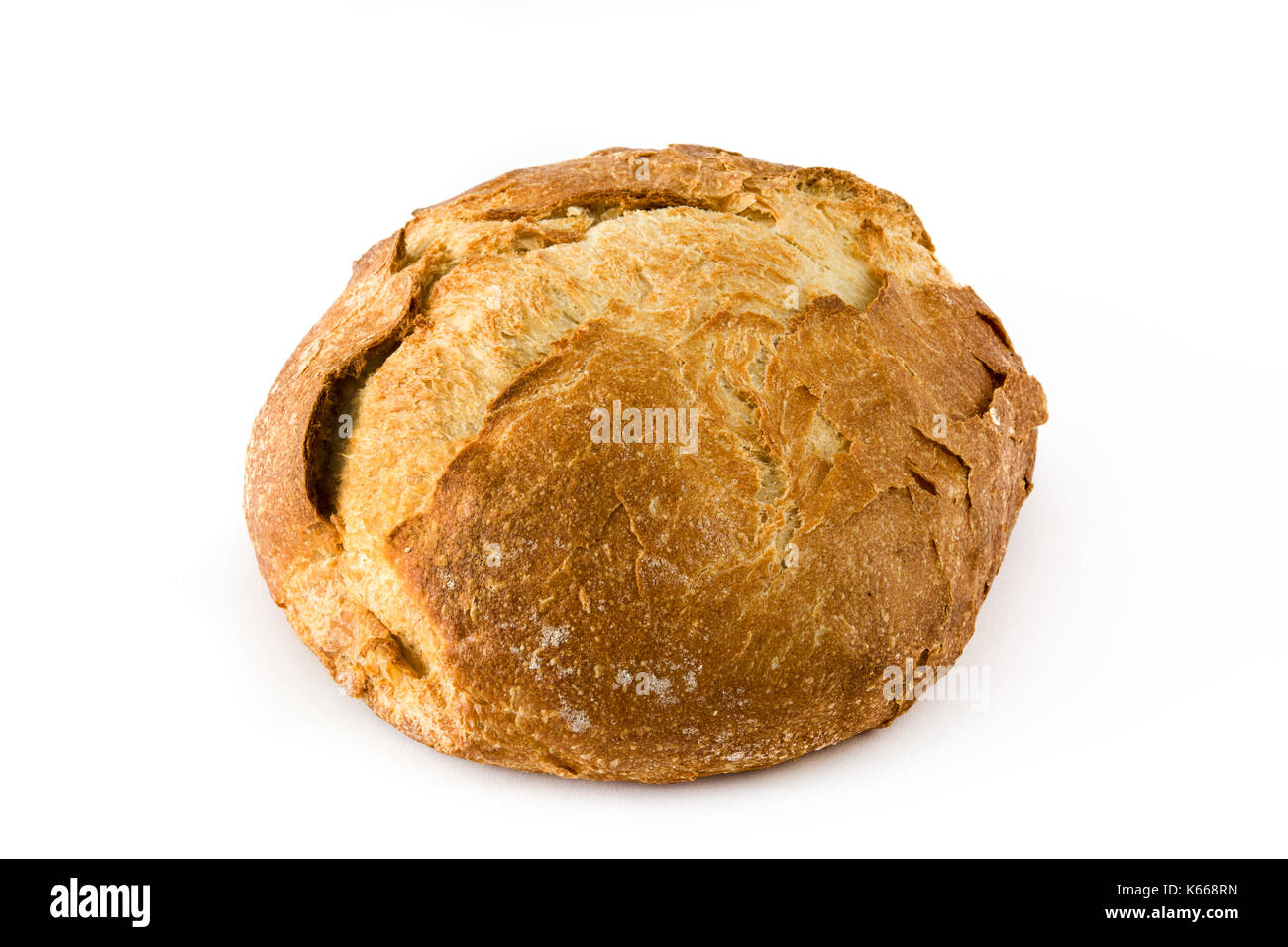freshly bread isolated on white background Stock Photo - Alamy