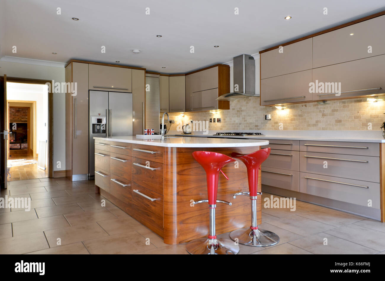 Red bar stools hires stock photography and images Alamy